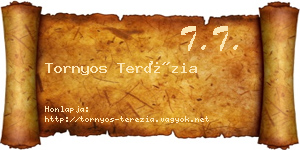 Tornyos Terézia névjegykártya