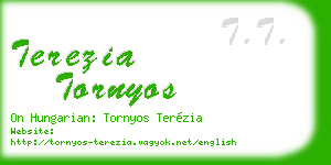terezia tornyos business card